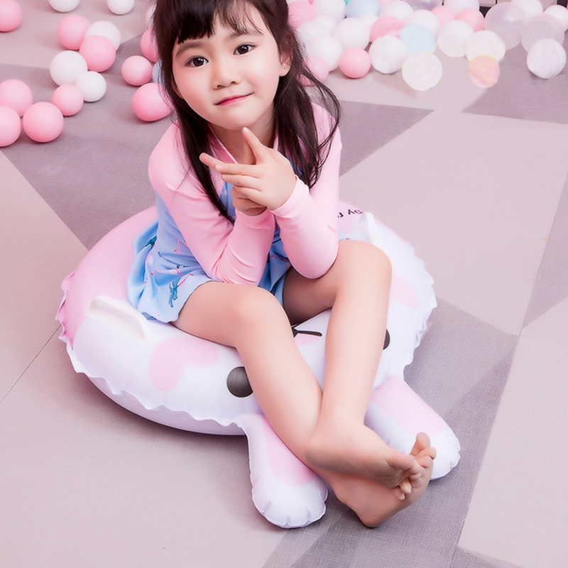 Phao bơi hình tròn cho trẻ em có tay cầm ngộ nghĩnh dễ thương