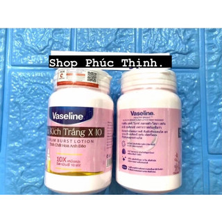 Kem siêu kích trắng vaseline 10x Thái Lan hủ 250g