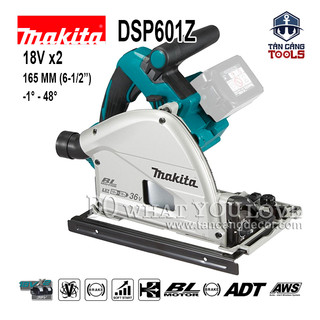 Máy cưa đĩa 165mm dùng pin 18v x 2 makita dsp601z