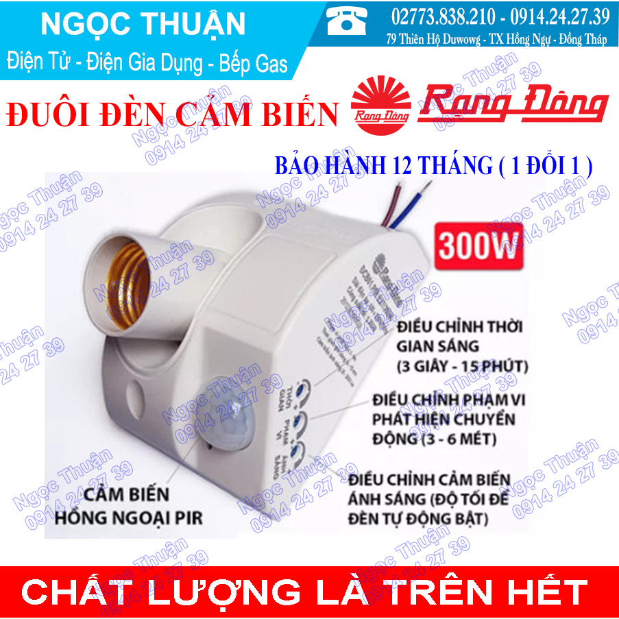 Đuôi Đèn Cảm Biến Rạng Đông ( Bảo Hành 12 tháng , 1 đổi 1 )