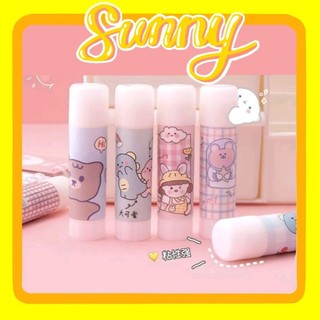 Hồ keo dán giấy khô dễ thương nhiều màu sắc cute - Hello Sunny