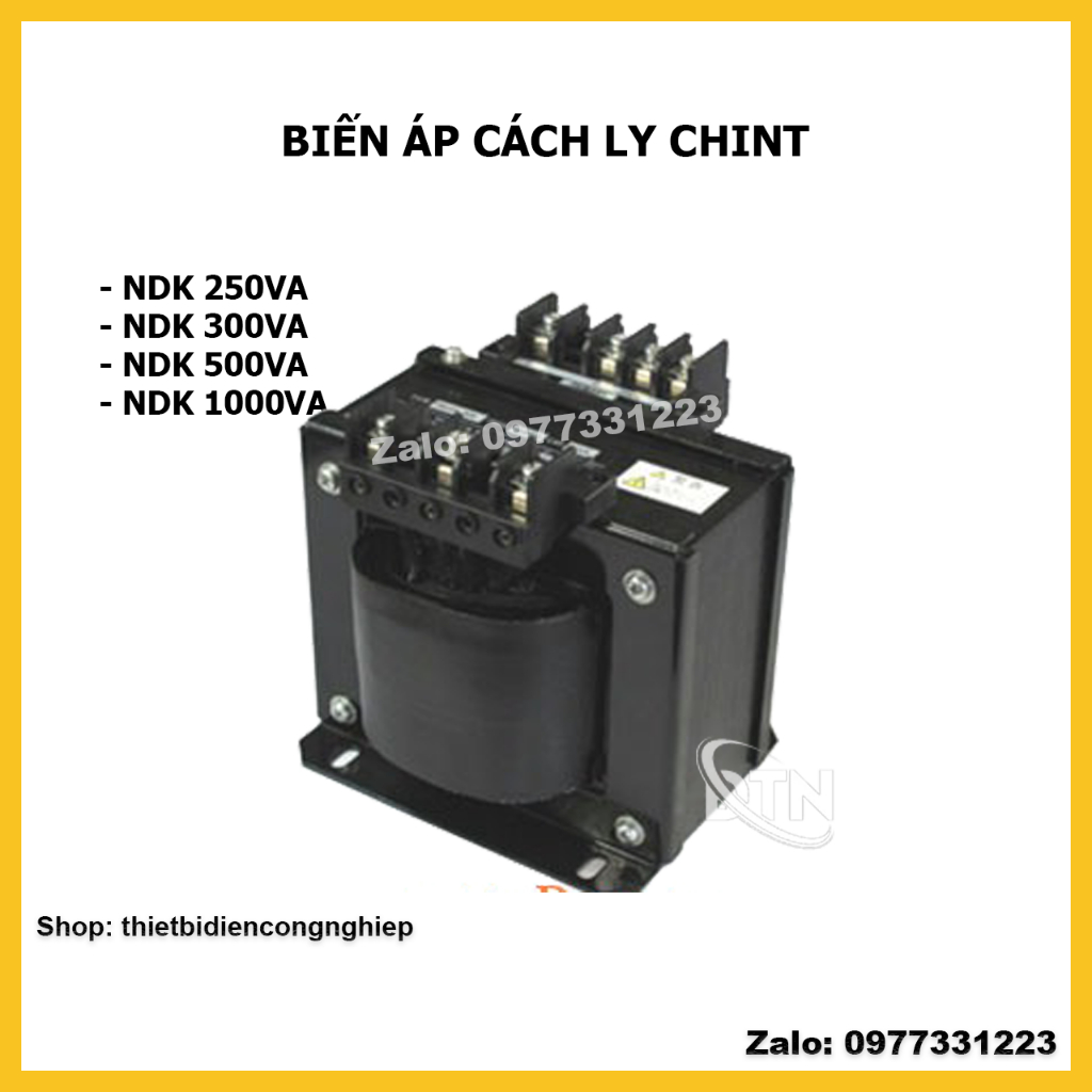 Biến áp Bộ nguồn NDK 250VA, 300VA, 500VA, 1000VA CHINT