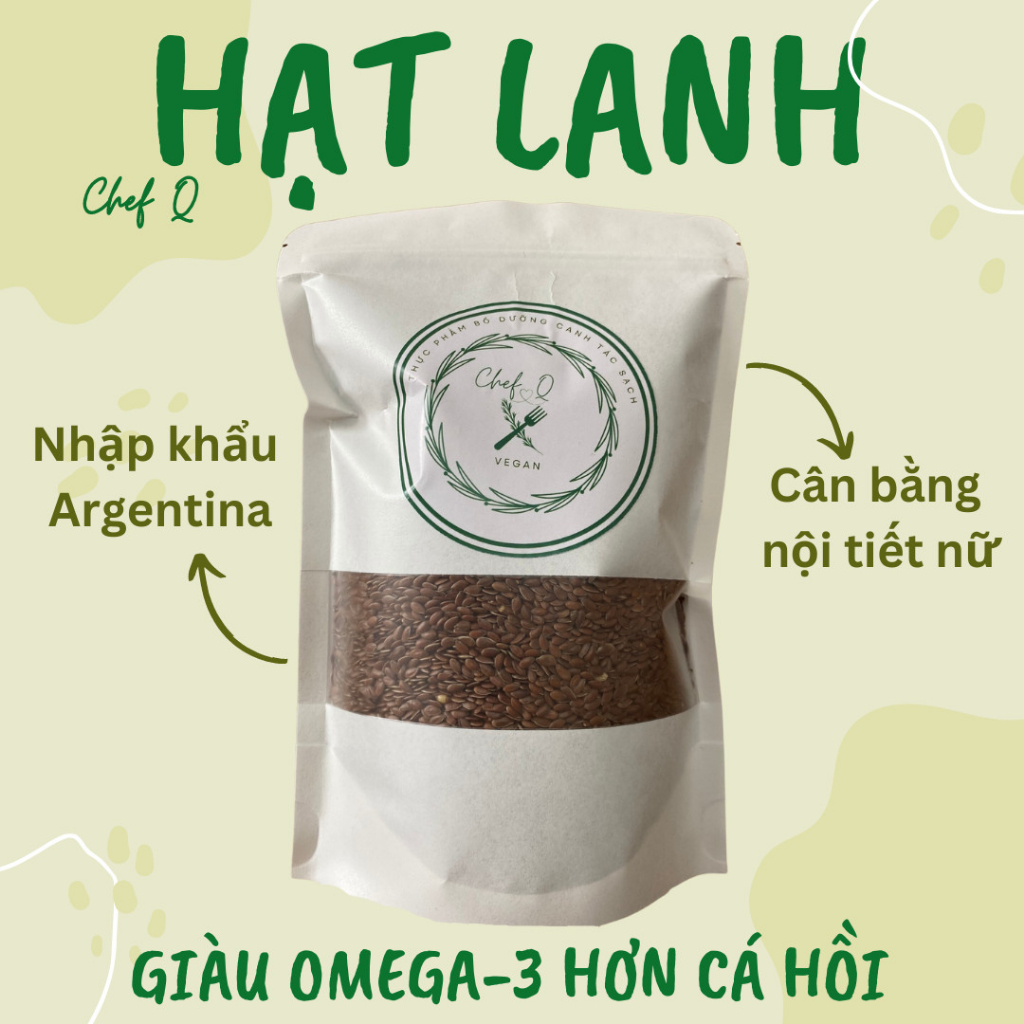 HẠT LANH ARGENTINA NHẬP KHẨU CHÍNH HÃNG, CHẤT LƯỢNG CAO