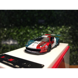 MÔ HÌNH 1:64 SCALE MINI - LBWK Ferrari 458 GT Wing Hublot Livery 