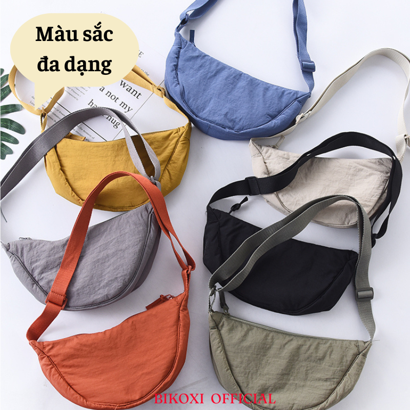 Túi Xách Nữ Đeo Chéo Bikoxi Mẫu Trơn Đơn Giản Cá Tính