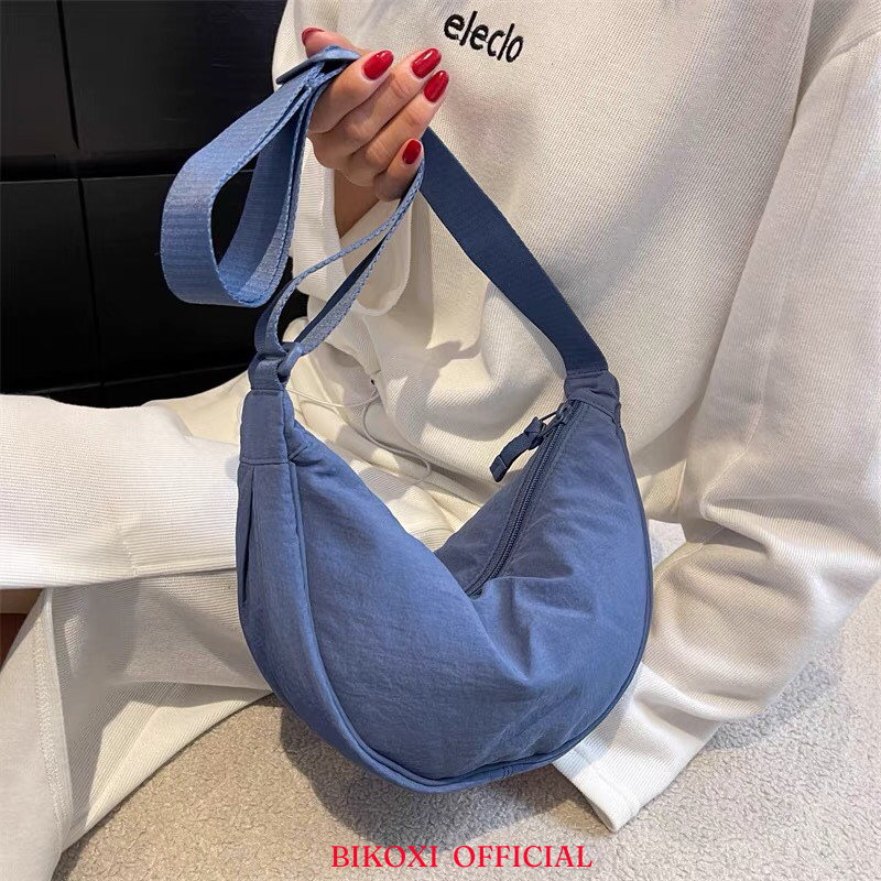 Túi Xách Nữ Đeo Chéo Bikoxi Mẫu Trơn Đơn Giản Cá Tính