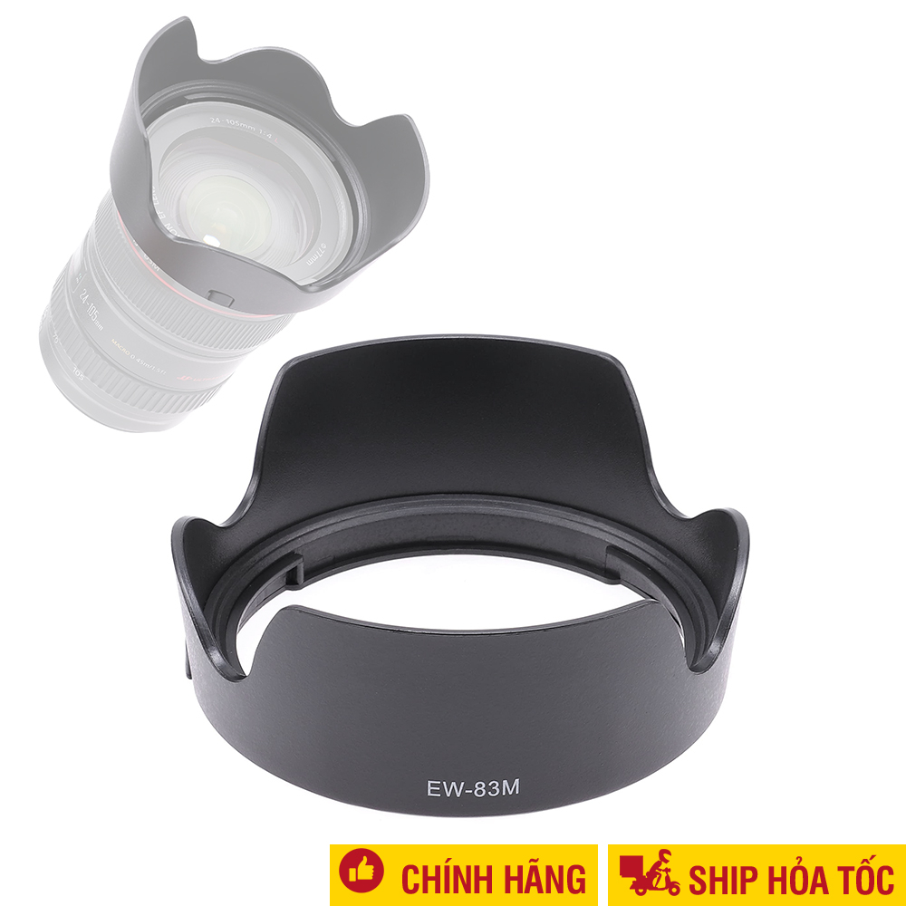 Lens hood Canon EW-83M cho Ống kính Canon EF 24-105mm, EF 24-70mm Loa che nắng EW 83M