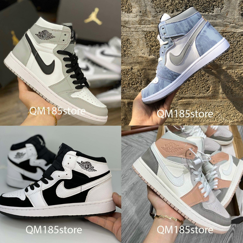 Giày sneaker Cổ Cao,Giày thể thao jordan cao cổ full size tặng tất