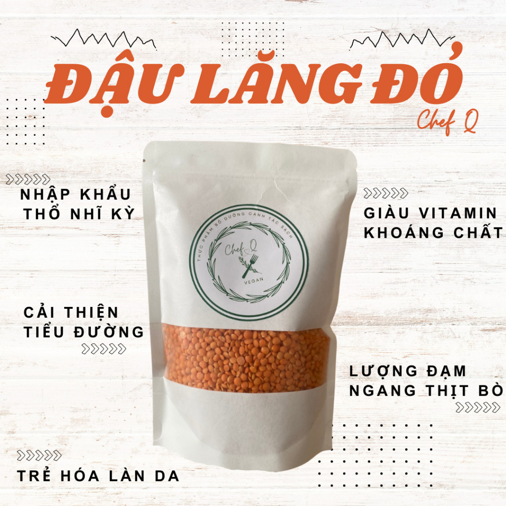 ĐẬU LĂNG ĐỎ THỔ NHĨ KỲ CHẤT LƯỢNG CAO