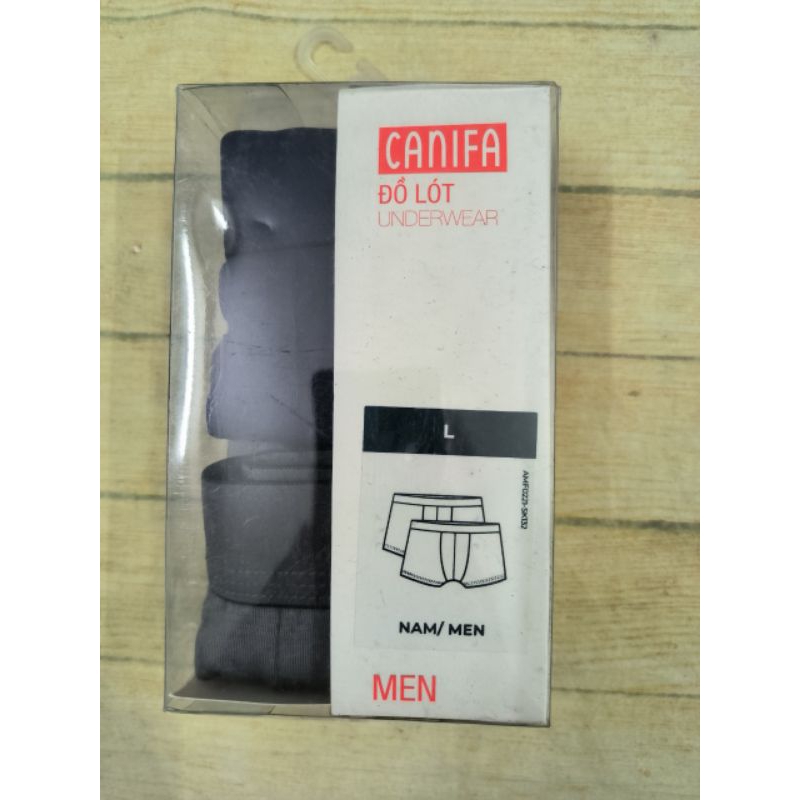 Pack 2 quần underwear nam dạng boxer Canifa