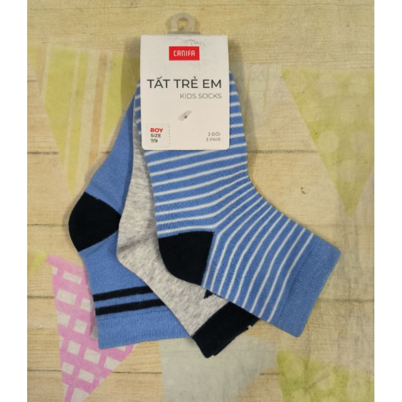 Pack 3 đôi tất bé trai Canifa