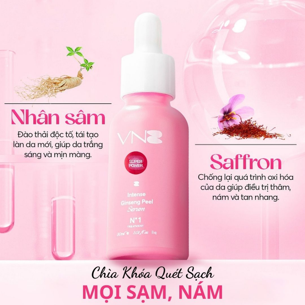 Peel Mạnh VNB - Tinh Chất Peel Da VNB Bí Quyết Xóa Nám Tàn Nhang Da Không Đều Màu