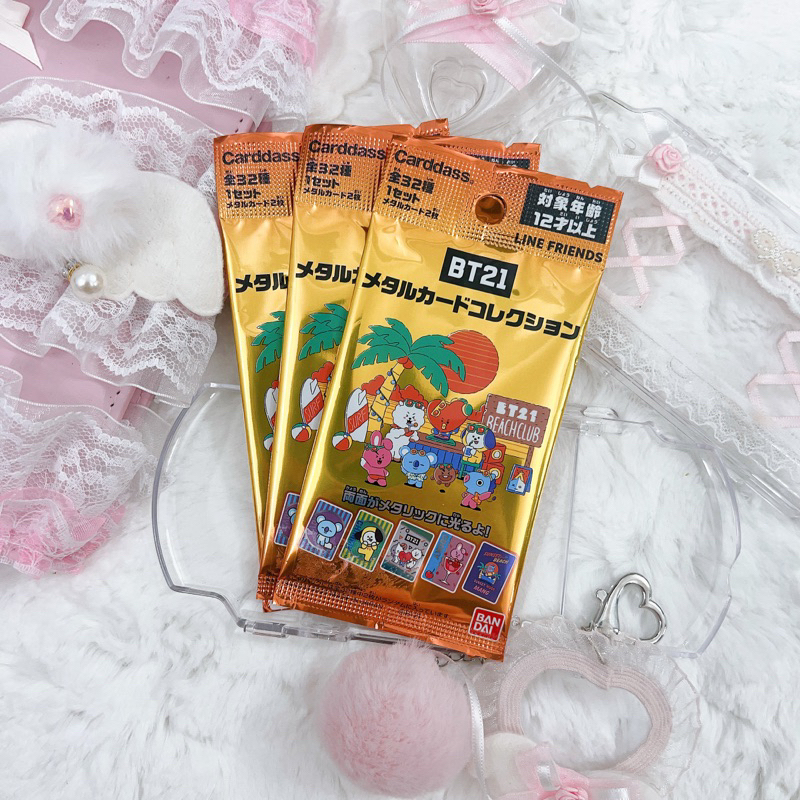 Thẻ nhân phẩm metal BT21 BTS