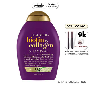 Dầu gội ogx thick & full + biotin & collagen shampoo làm dày tóc