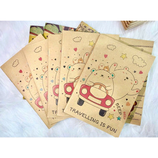 2 cuốn Sổ tập học sinh khổ A5 kẻ ngang giấy for kem định lượng 70gsm, Sổ tay A5