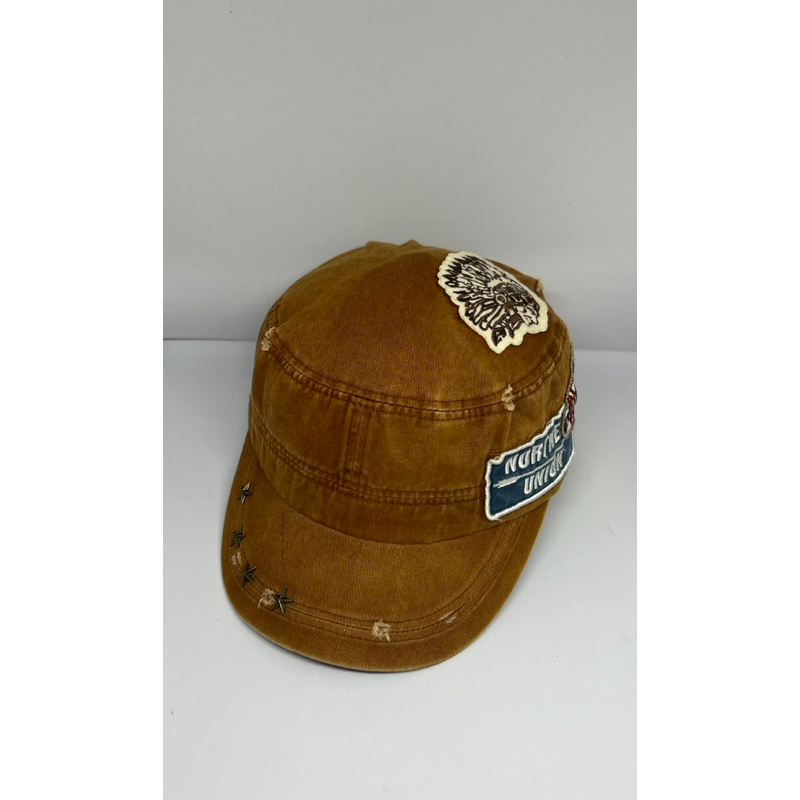 Nón hộp thổ dân thêu 2hand