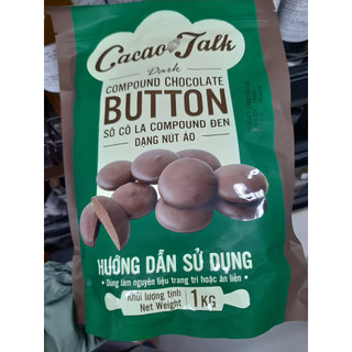 Sô Cô La Compound Đen Dạng Nút Áo Cacao Talk 1kg