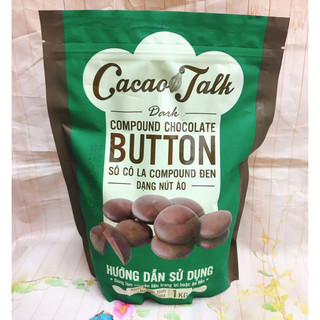 Sô Cô La Compound Đen Dạng Nút Áo Cacao Talk 1kg