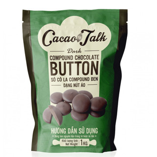 Sô Cô La Compound Đen Dạng Nút Áo Cacao Talk 1kg