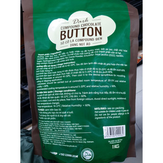 Sô Cô La Compound Đen Dạng Nút Áo Cacao Talk 1kg