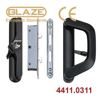 Tay nắm chữ D 1 cánh dùng cho cửa nhôm, ruột rời