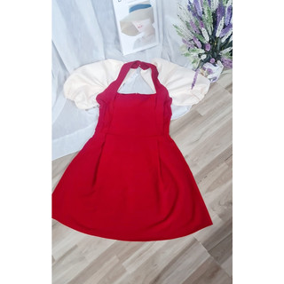 ĐẦM A XẾP LY EO ,PHỐI TAY DA