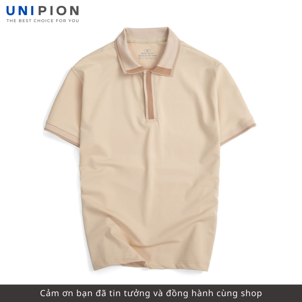 Áo Polo UNIPION chất vải dày dặn thấm hút mồ hôi tặng kèm hộp quà sang trọng