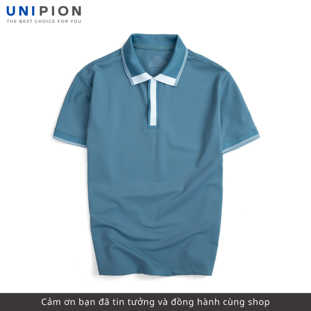 Áo Polo UNIPION chất vải dày dặn thấm hút mồ hôi tặng kèm hộp quà sang trọng