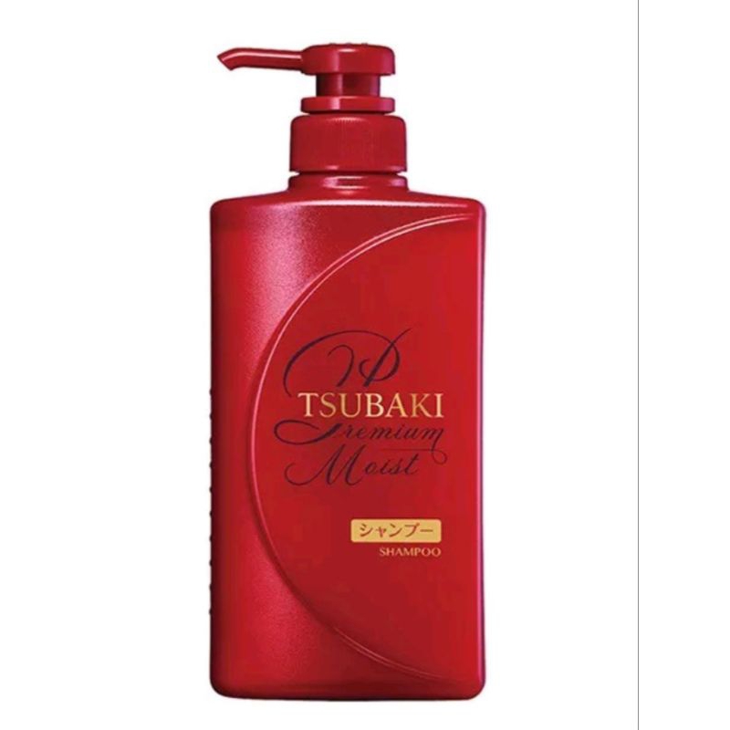 Bộ đôi gội xả Dưỡng tóc bóng mượt Premium Moist Tsubaki