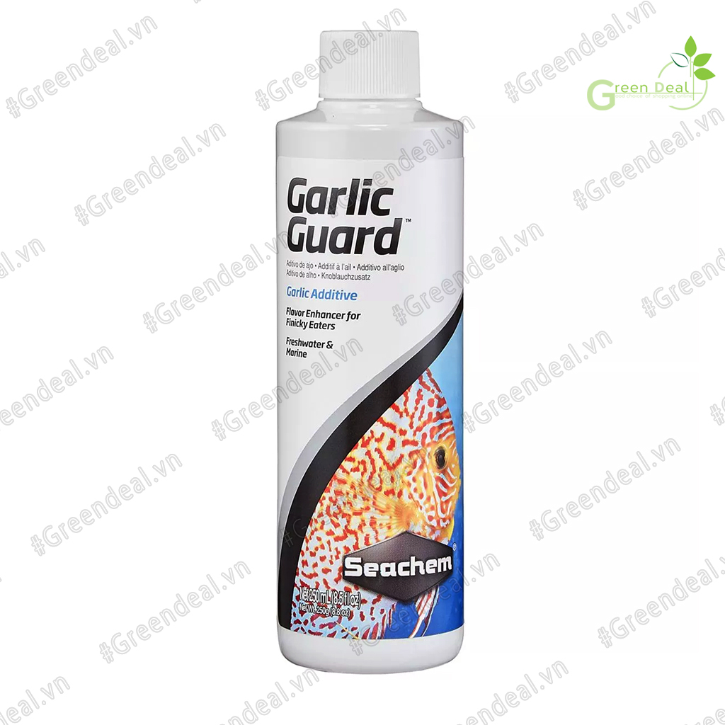 SEACHEM - Garlic Guard  | Kích thích hệ tiêu hóa và cải thiện sự biếng ăn của cá