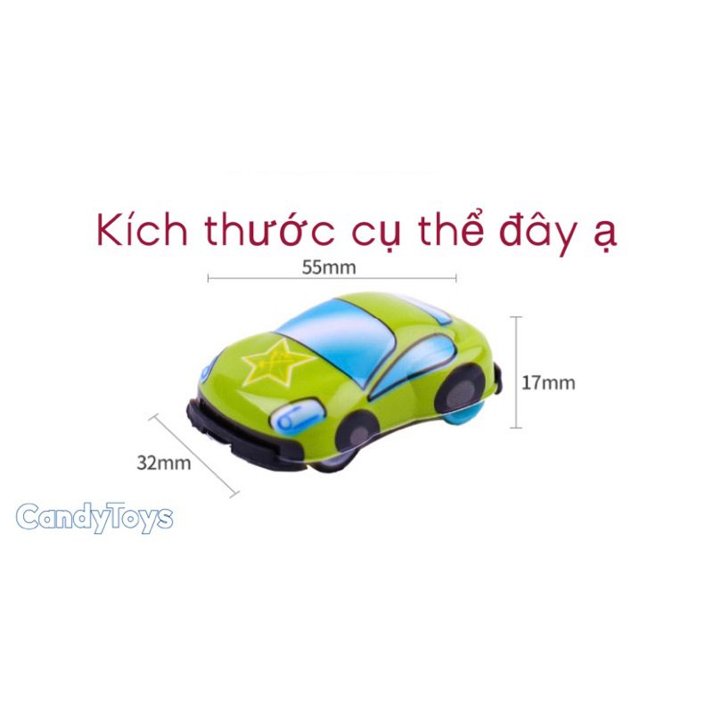 Đồ chơi Xe Hoạt hình, Xe hình thú mini Chạy trớn, Sticker, Lật đật