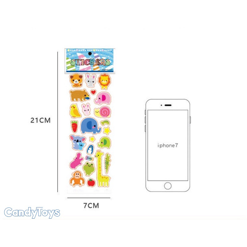 Đồ chơi Xe Hoạt hình, Xe hình thú mini Chạy trớn, Sticker, Lật đật