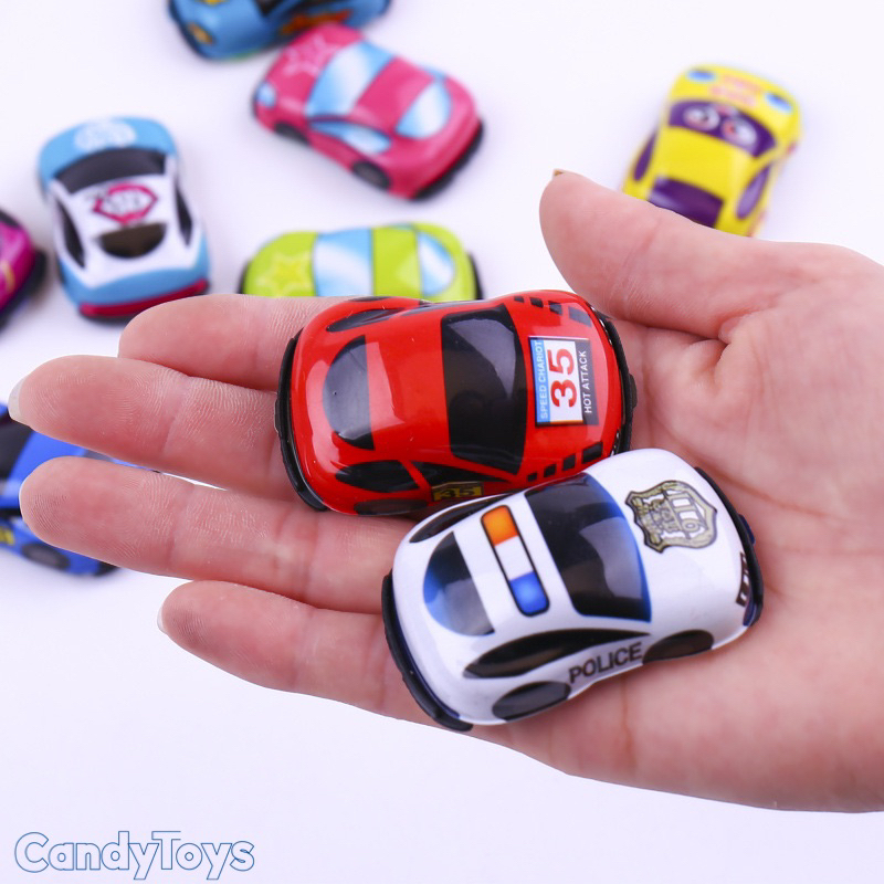 Đồ chơi Xe Hoạt hình, Xe hình thú mini Chạy trớn, Sticker, Lật đật