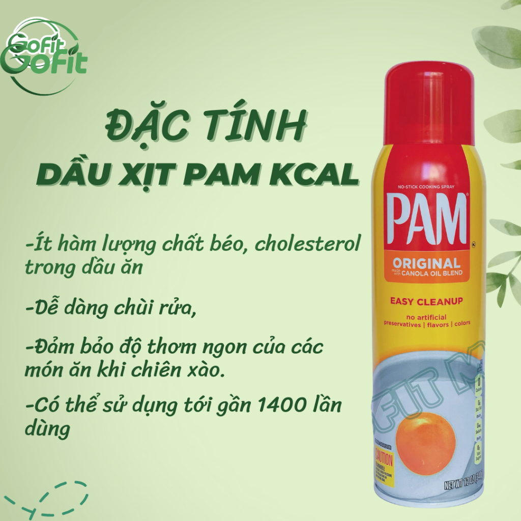 Dầu dạng xịt Gofit Mart không Calo Eatclean, Ăn kiêng, Gym, Healthy