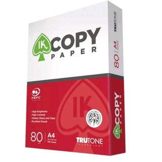 Giấy in photo a4 ik copy ik-02- định lượng 80 gsm- 500 tờ/ream