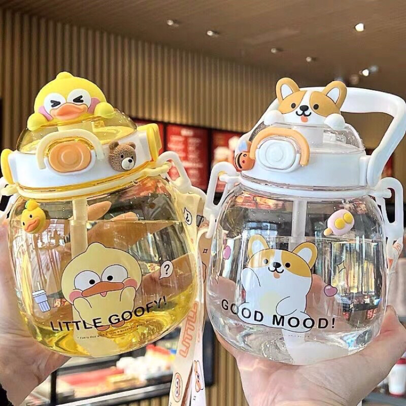 Bình Đựng Nước Hoạt Hình Cute Hình Động Vật Đáng Yêu