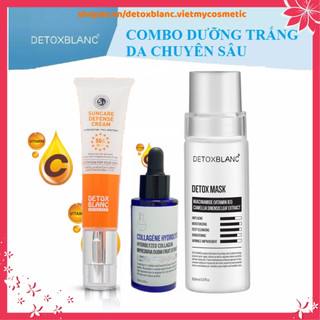 [Khuyến mại]Combo dưỡng trắng da chuyên sâu Detoxblanc
