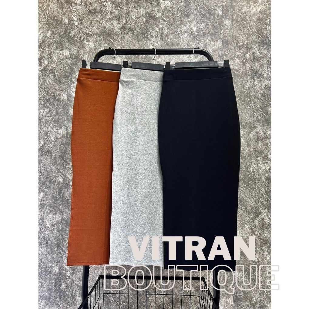 CHÂN VÁY BOZIP XẺ SƯỜN