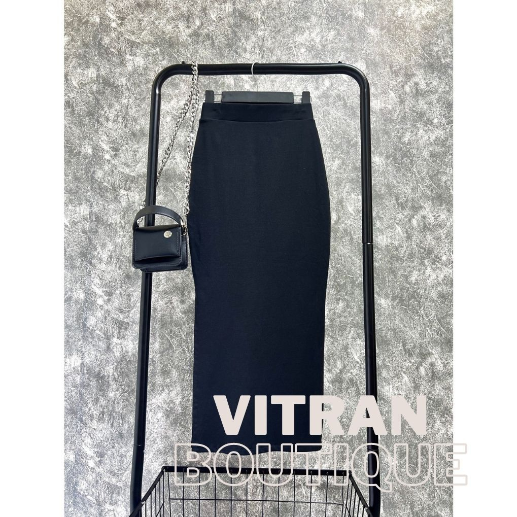 CHÂN VÁY BOZIP XẺ SƯỜN