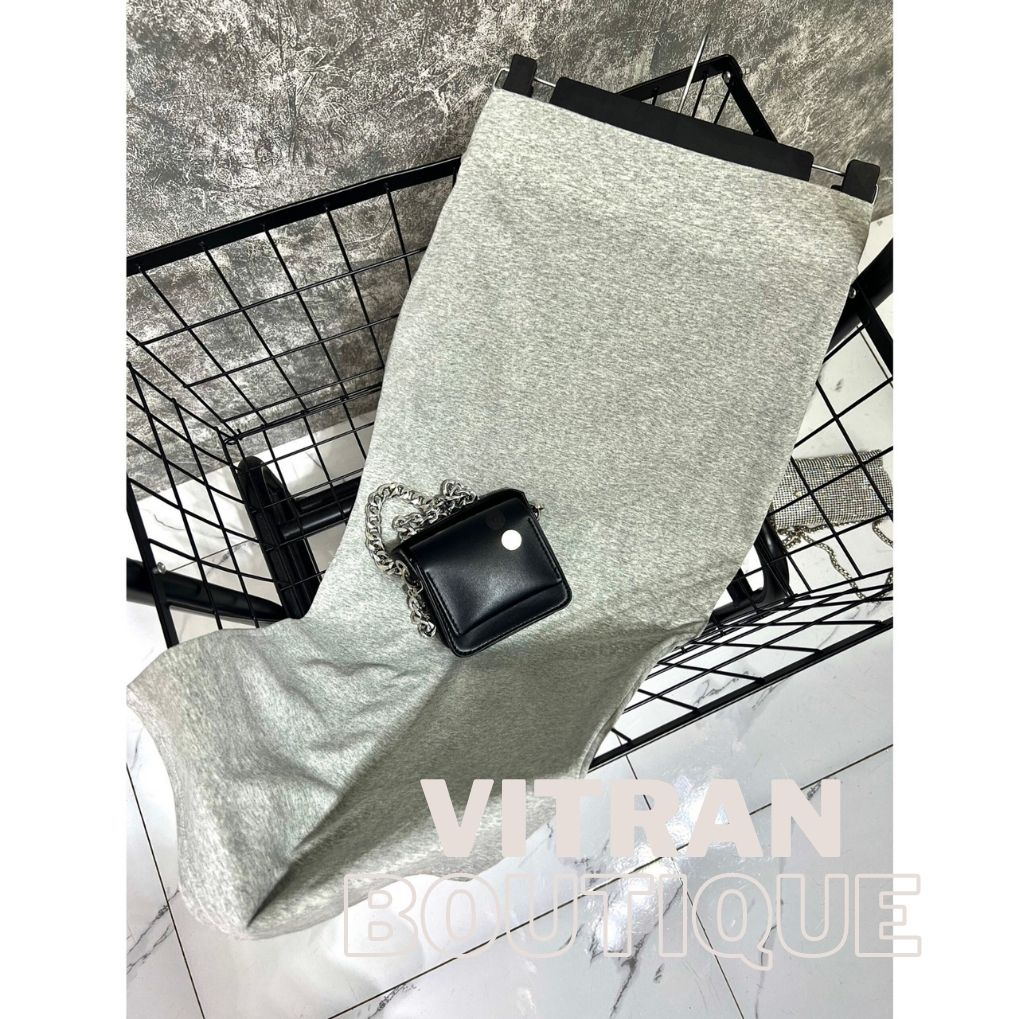 CHÂN VÁY BOZIP XẺ SƯỜN