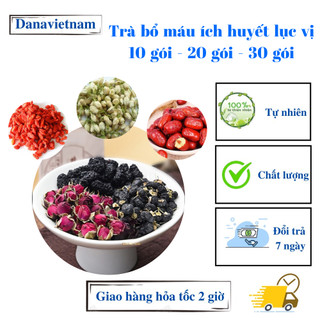 Trà bổ máu ích huyết lục vị - set 10, 20, 30 gói