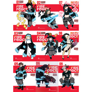 Truyện tranh - fire force - combo tập 1, 2, 3, 4, 5, 6, 7, 8, 9, 10 - nguyên seal