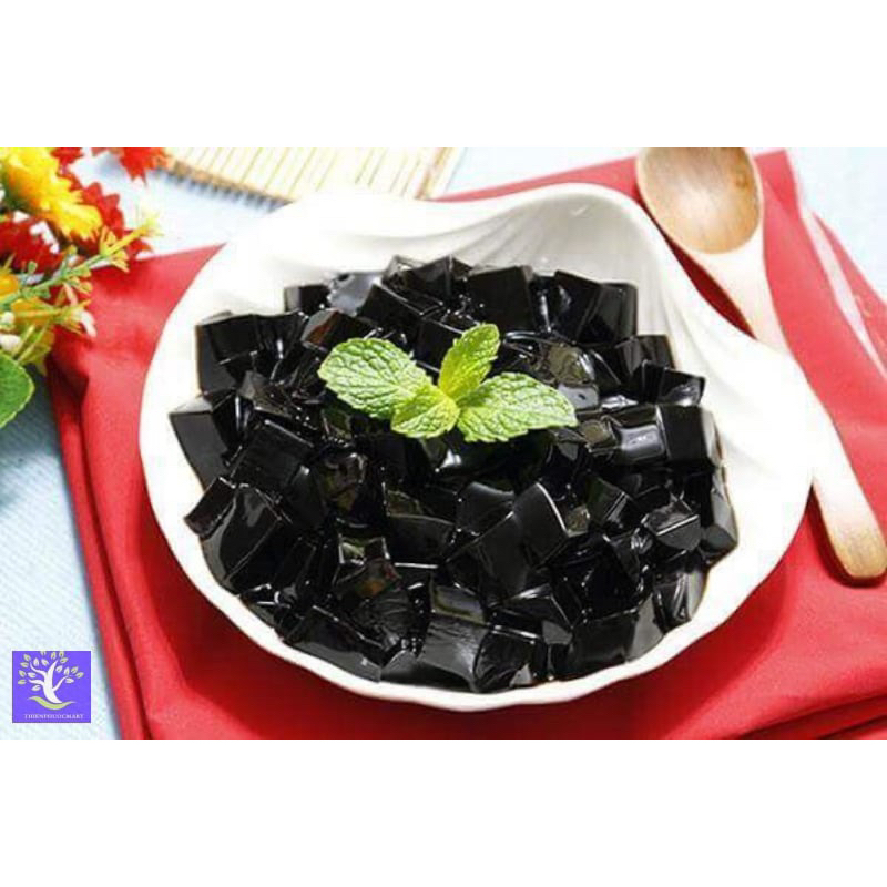 Bột thạch đen sương sáo lạng sơn gói 1kg - đồ ăn vặt