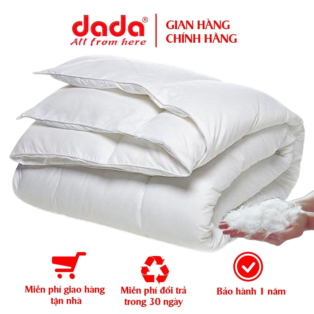 Ruột Chăn Khách Sạn/Resort 5 Sao Cao Cấp DaDa - Mềm Mịn & Thoáng Mát/ Dùng Được 4 Mùa - Gòn Lông Vũ Nhân Tạo