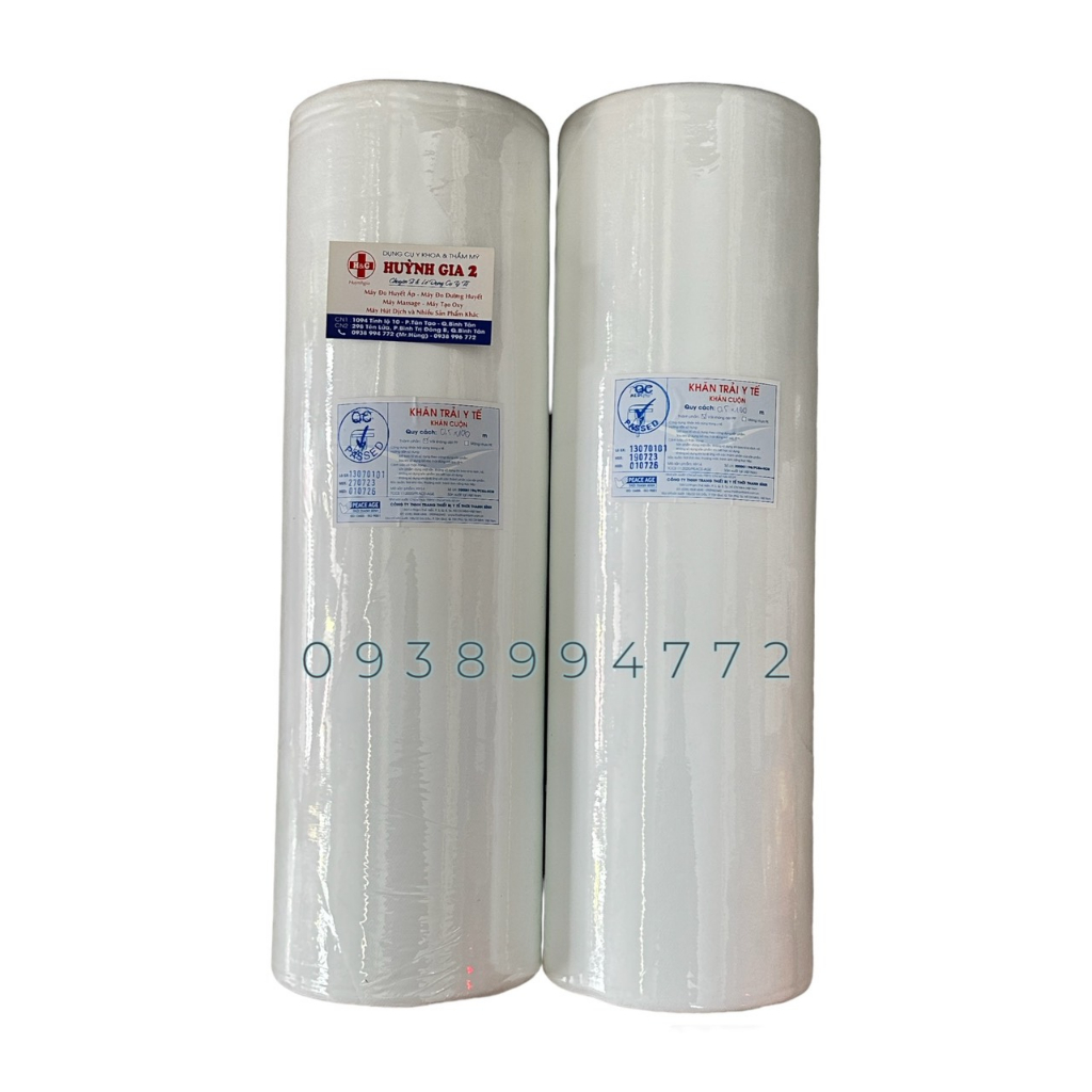 Khăn Trải Y Tế Không Dệt Tiệt Trùng MEDIPRO Xanh -Trắng Kích Thước 0.5 x 100m CHÍNH HÃNG