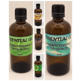 Tinh Dầu Sả Nguyên Chất 100% Thiên Nhiên | Dùng Cho Spa, Xông Phòng, Massage | Lọ 10ml - 100ml