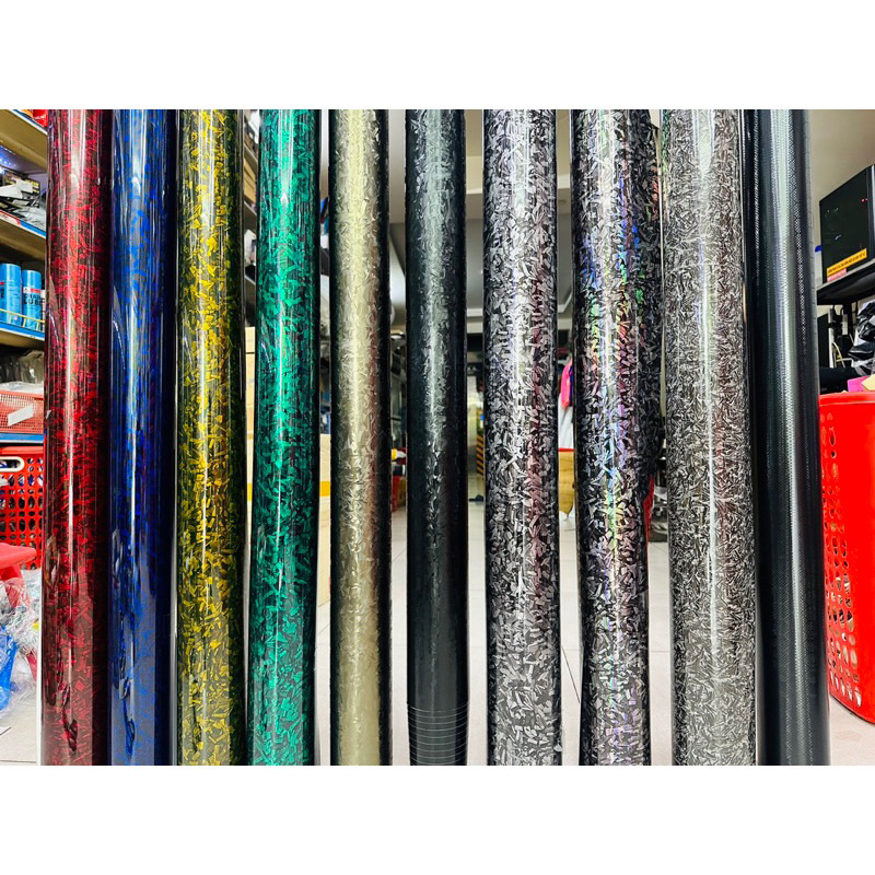 Decal Carbon Forged cao cấp khổ keo 50*60cm