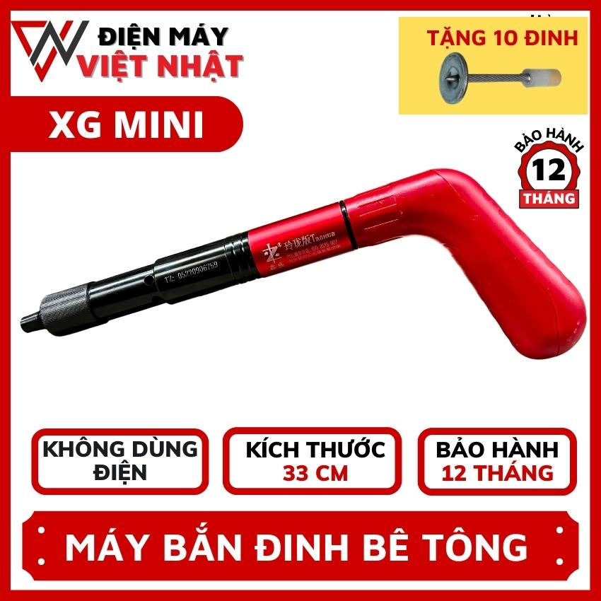 Súng bắn đinh ty bê tông XG hàng loại 1 cao cấp có thể điều chỉnh lực - tặng 10 đinh test máy - Máy bắn đinh hạt giá rẻ