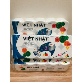 Bịch giấy vệ sinh việt nhật 10 cuộn không lõi