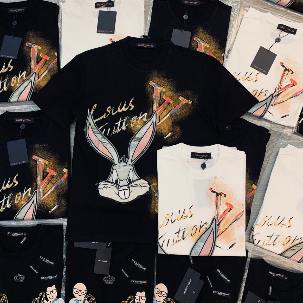 Áo phông nam nữ luntivui thon thỏ ngộc nghĩnh fom chuẩn scap cho cặp đôi 2023 new.